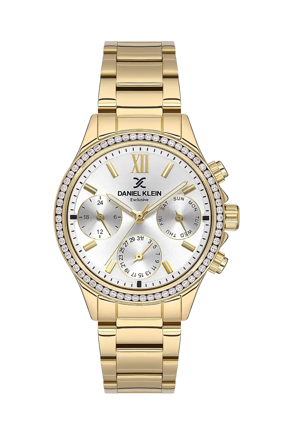 Daniel Klein - DK.1.13617-2 - Women's Watch – Silver Dial – 34mm – QuartzIPG