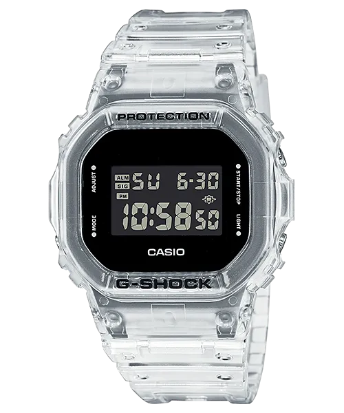 DW-5600SKE-7DR_Casio – Men – Clear – 42.8MM – QuartzClear