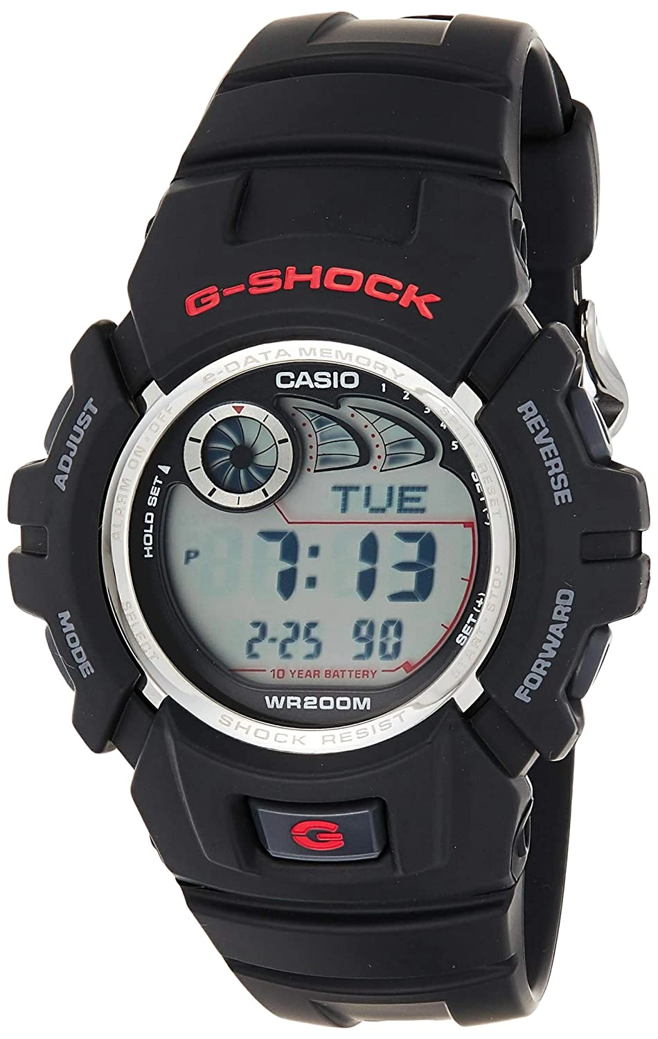 G-2900F-1VDR_Casio – Men – Black – 52.4mm – QuartzBlack