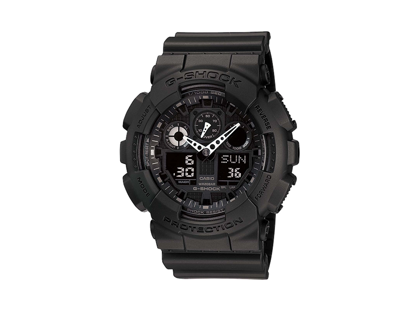 GA-100-1A1DR_Casio – Men – Black – 51.2MM – QuartzBlack