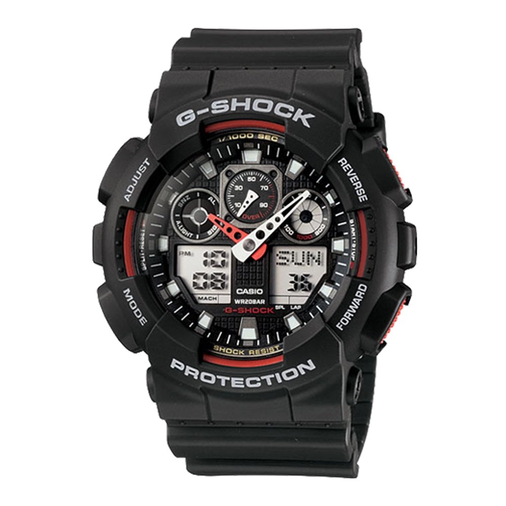 GA-100-1A4DR_Casio – Men – Black – 51.2MM – QuartzBlack