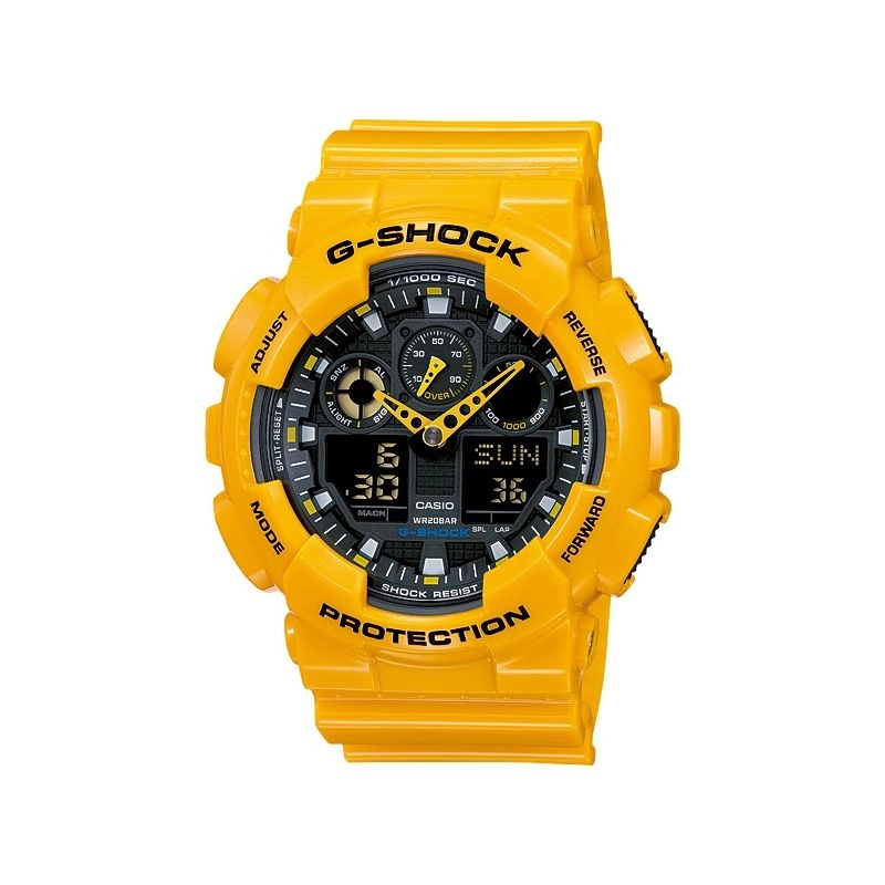 GA-100A-9ADR_Casio – Men – Yellow – 51.2MM – QuartzYellow