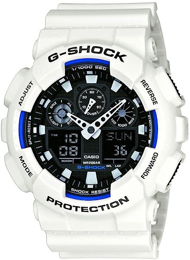 GA-100B-7ADR_Casio – Men – White – 51.2MM – QuartzWhite