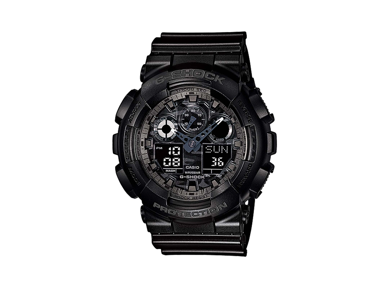 GA-100CF-1ADR_Casio – Men – Black – 51.2MM – QuartzBlack