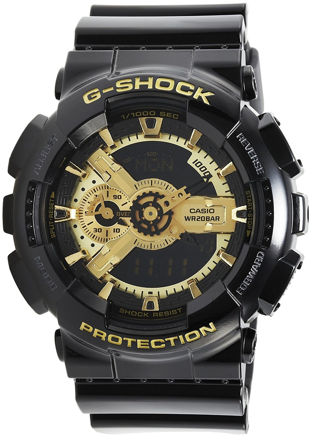 GA-110GB-1ADR_Casio – Men – Black – 51.2MM – QuartzBlack