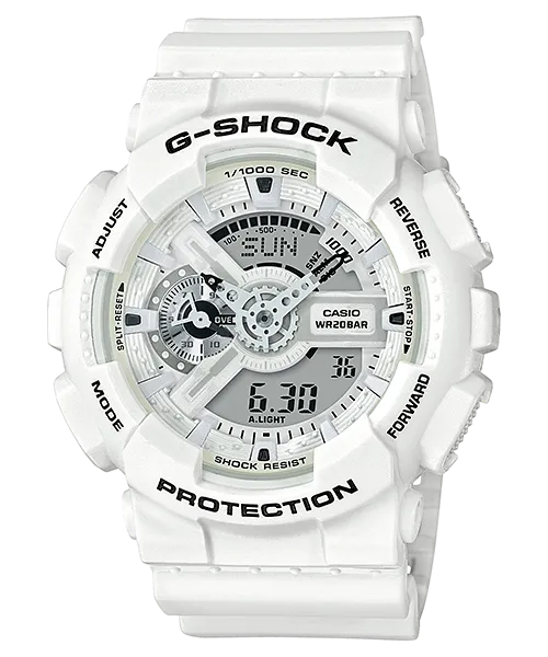 GA-110MW-7ADR_Casio – Men – White – 51.2MM – QuartzWhite
