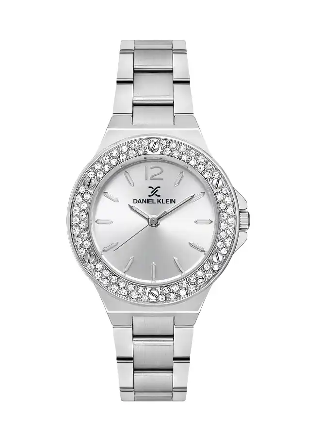 Daniel Klein - DK.1.13618-1 - Women's Watch – Silver Dial – 34mm – QuartzIPS