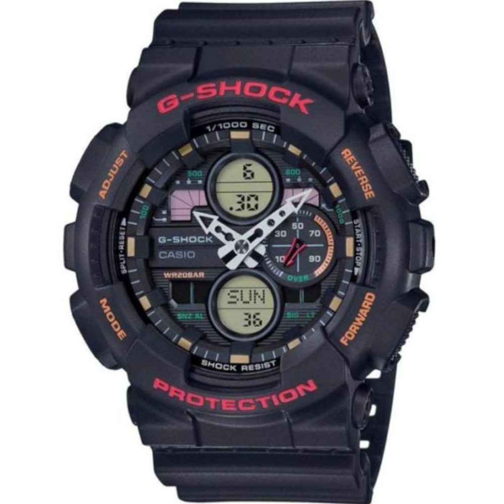 GA-140-1A4DR_Casio – Men – Black – 51.2MM – QuartzBlack