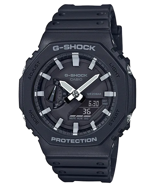 GA-2100-1ADR_Casio – Men – Black – 45.4 – QuartzBlack