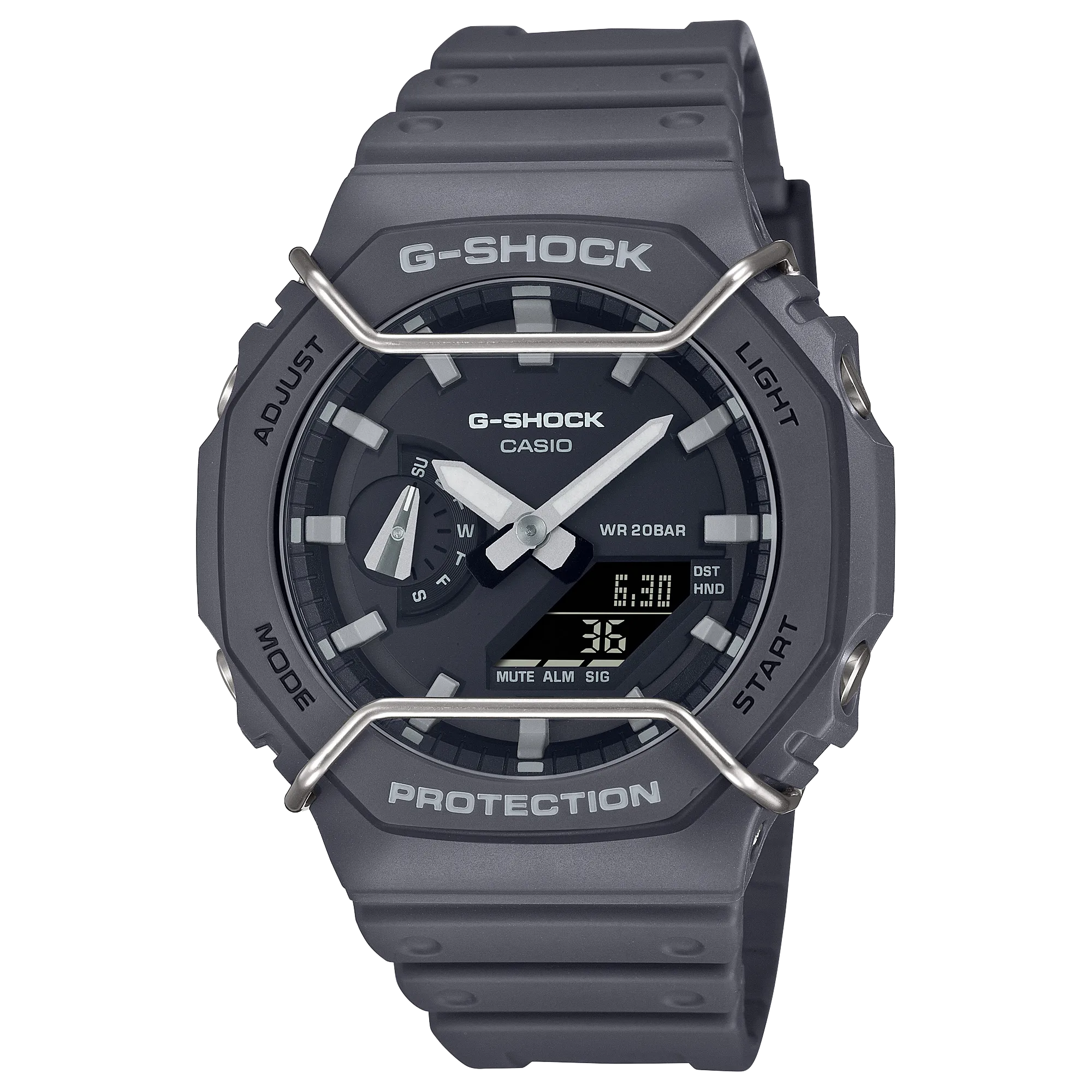 GA-2100PTS-8ADR_Casio – MEN – GRAY – 45.4MM – QuartzGRAY