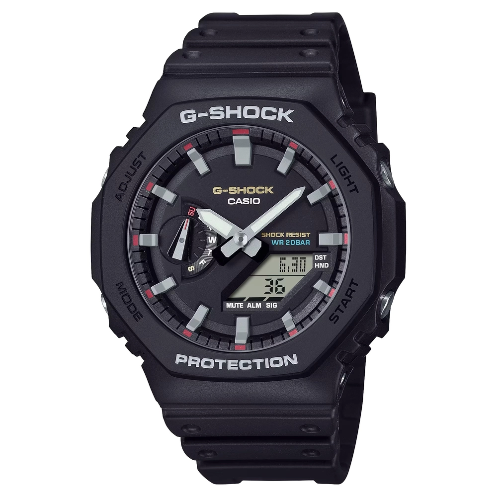 GA-2100RL-1ADR_Casio – MEN – BLACK – 45.4MM – QuartzBLACK