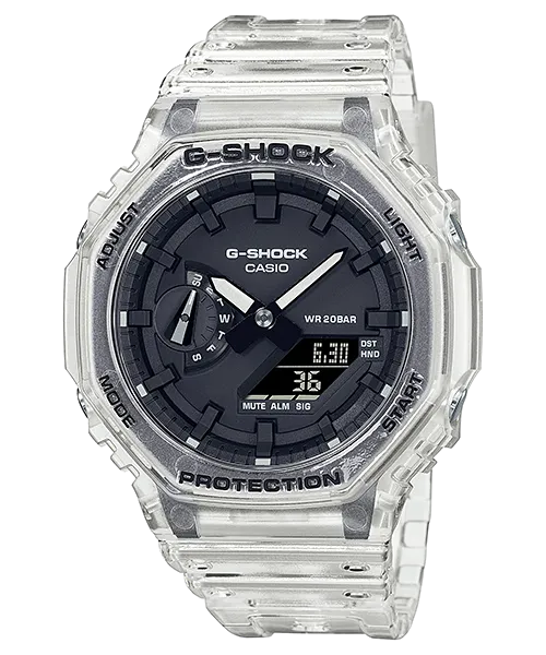 GA-2100SKE-7ADR_Casio – Men – Clear – 45.4 – QuartzClear