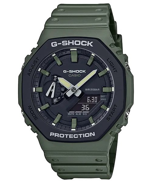 GA-2110SU-3ADR_Casio – Men – Green – 45.4 – QuartzGreen