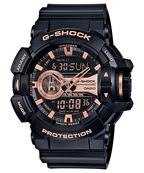 GA-400GB-1A4DR_Casio – Men – Black – 51.9 – QuartzBlack