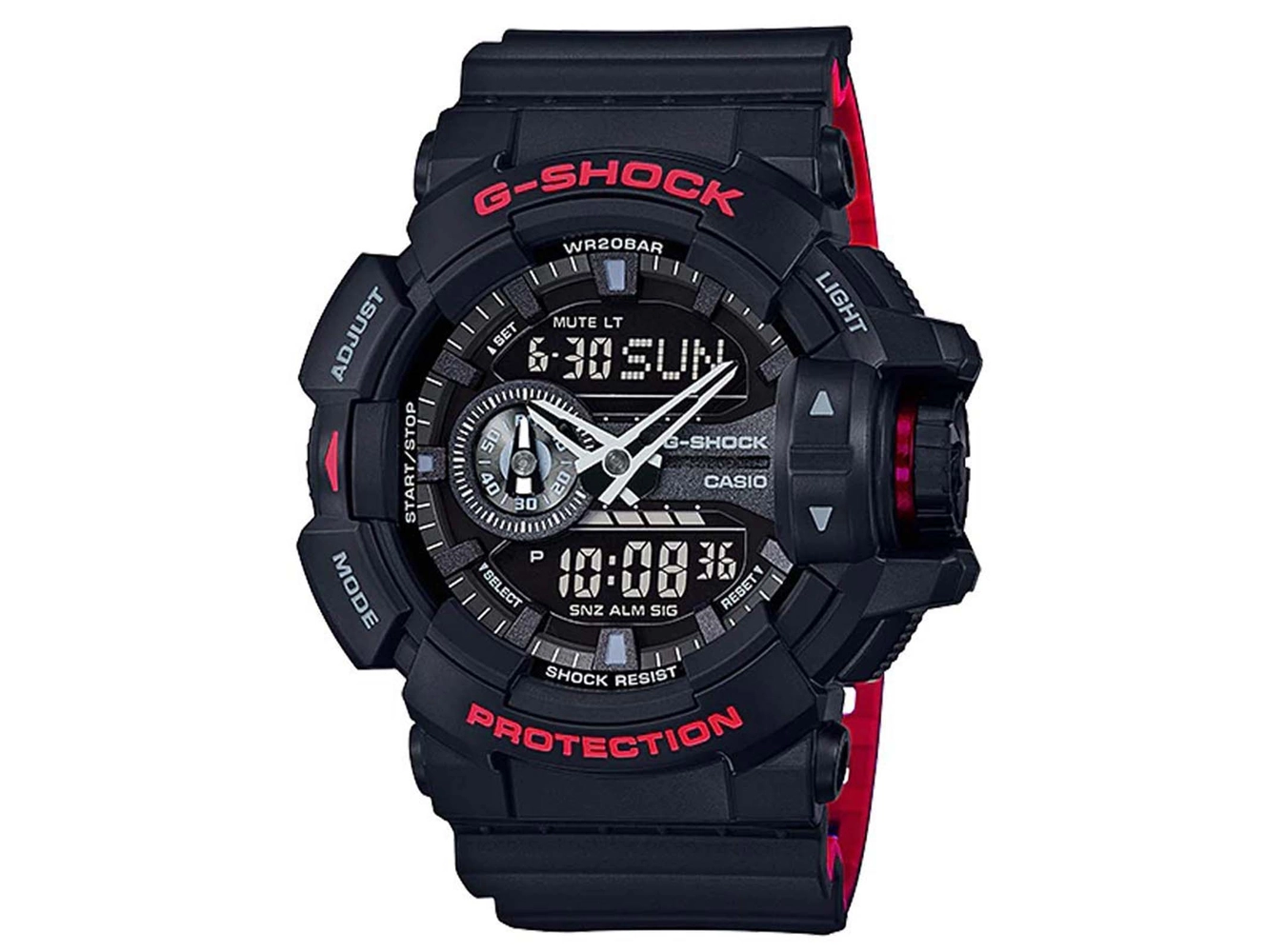 GA-400HR-1ADR_Casio – Men – Black – 51.9 – QuartzBlack