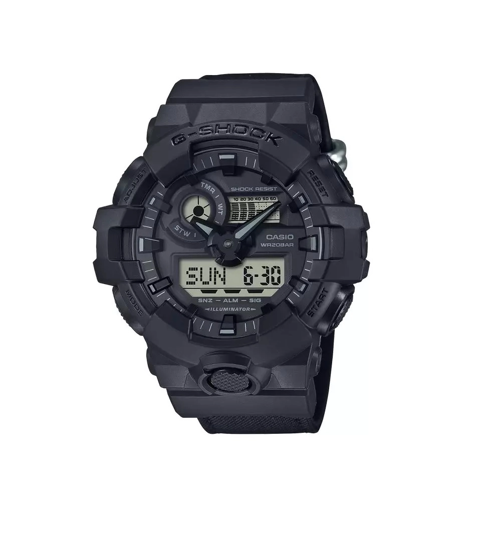 GA-700BCE-1ADR_Casio – MEN – BLACK – 53.4MM – QuartzBLACK