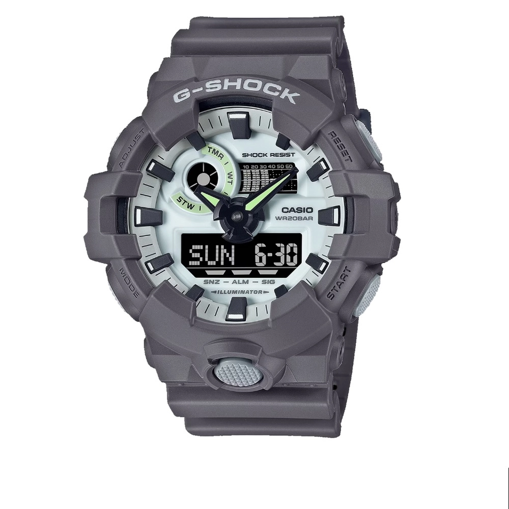 GA-700HD-8ADR_Casio – MEN – GREY – 53.4MM – QuartzGREY