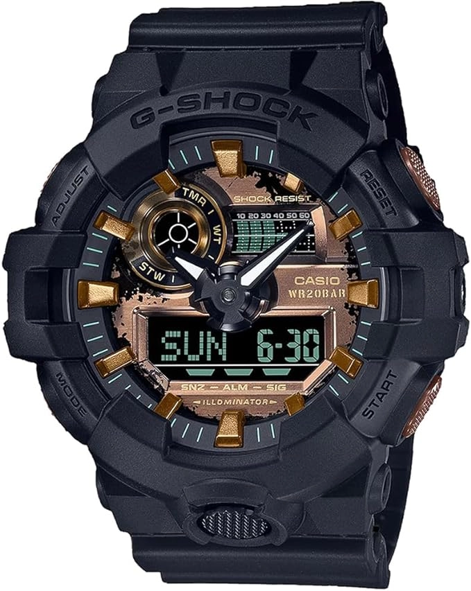 GA-700RC-1ADR_Casio – MEN – BLACK – 53.4MM – QuartzBLACK