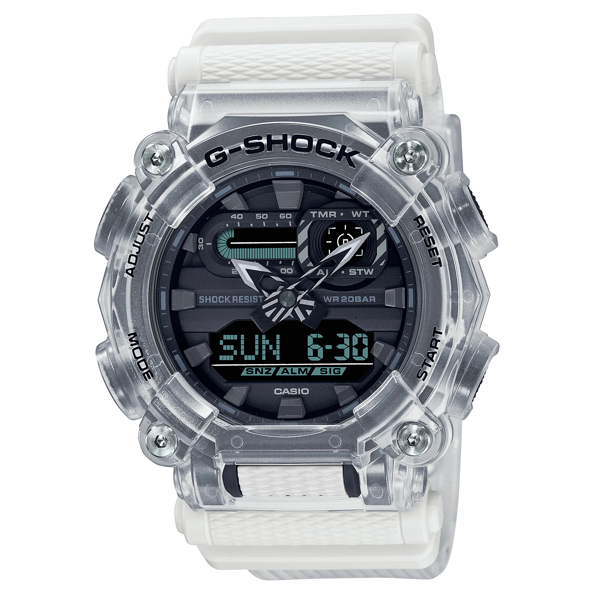 GA-900SKL-7ADR_Casio – Men – White – 49.5MM – QuartzWhite