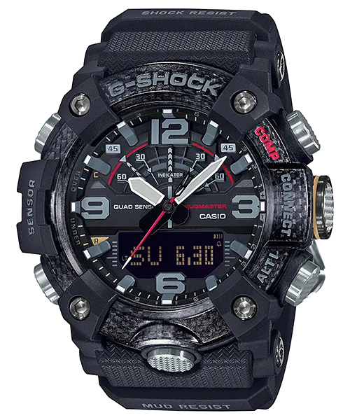 GG-B100-1ADR_Casio – Men – Black – 55MM – QuartzBlack