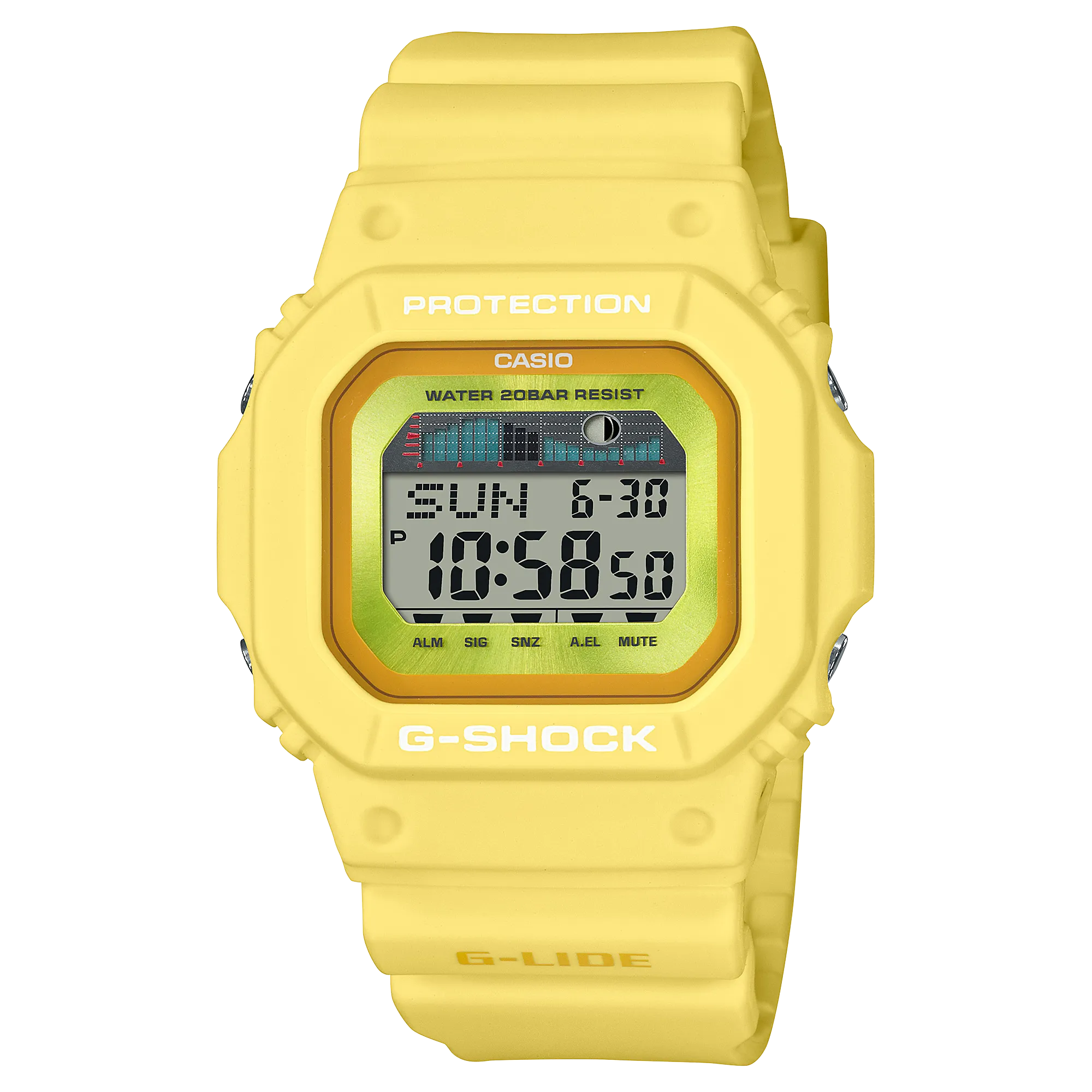 GLX-5600RT-9DR_Casio – Men – Yellow – 48.8MM – QuartzYellow