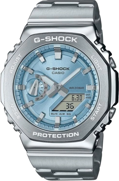 GM-2110D-2ADR_Casio – MEN – SILVER – 44.4MM – QuartzSILVER