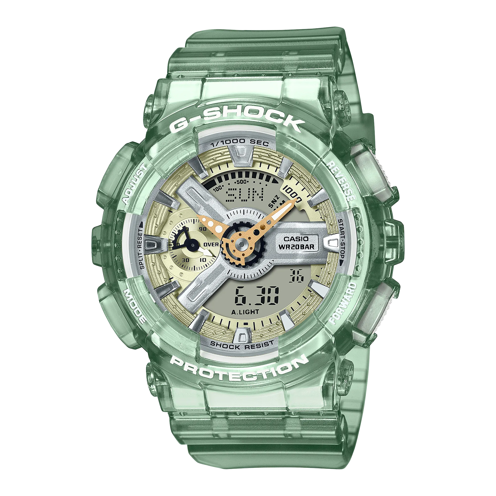 GMA-S110GS-3ADR_Casio – Men – Green – 45.4MM – QuartzGreen