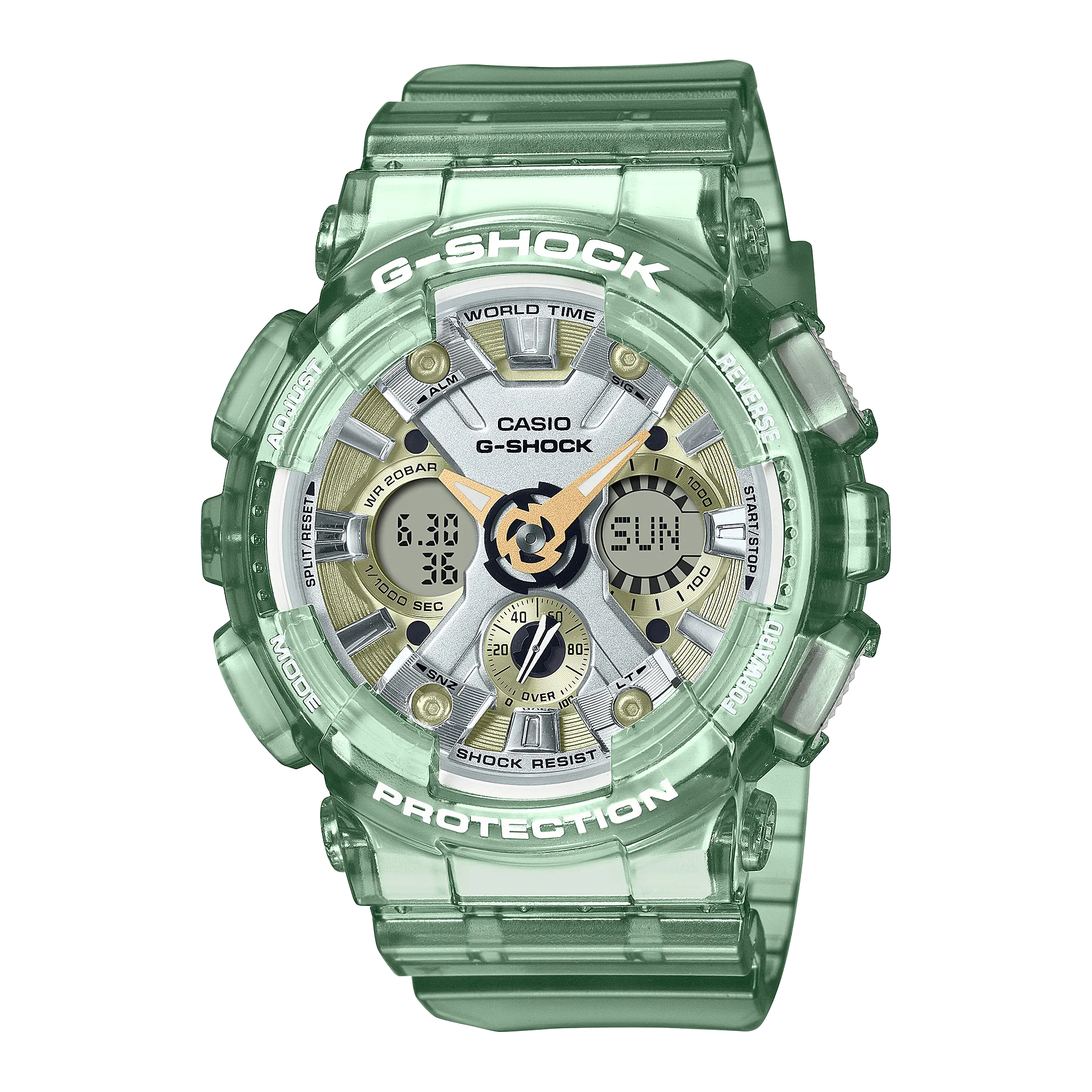 GMA-S120GS-3ADR_Casio – Men – Green – 45.4MM – QuartzGreen