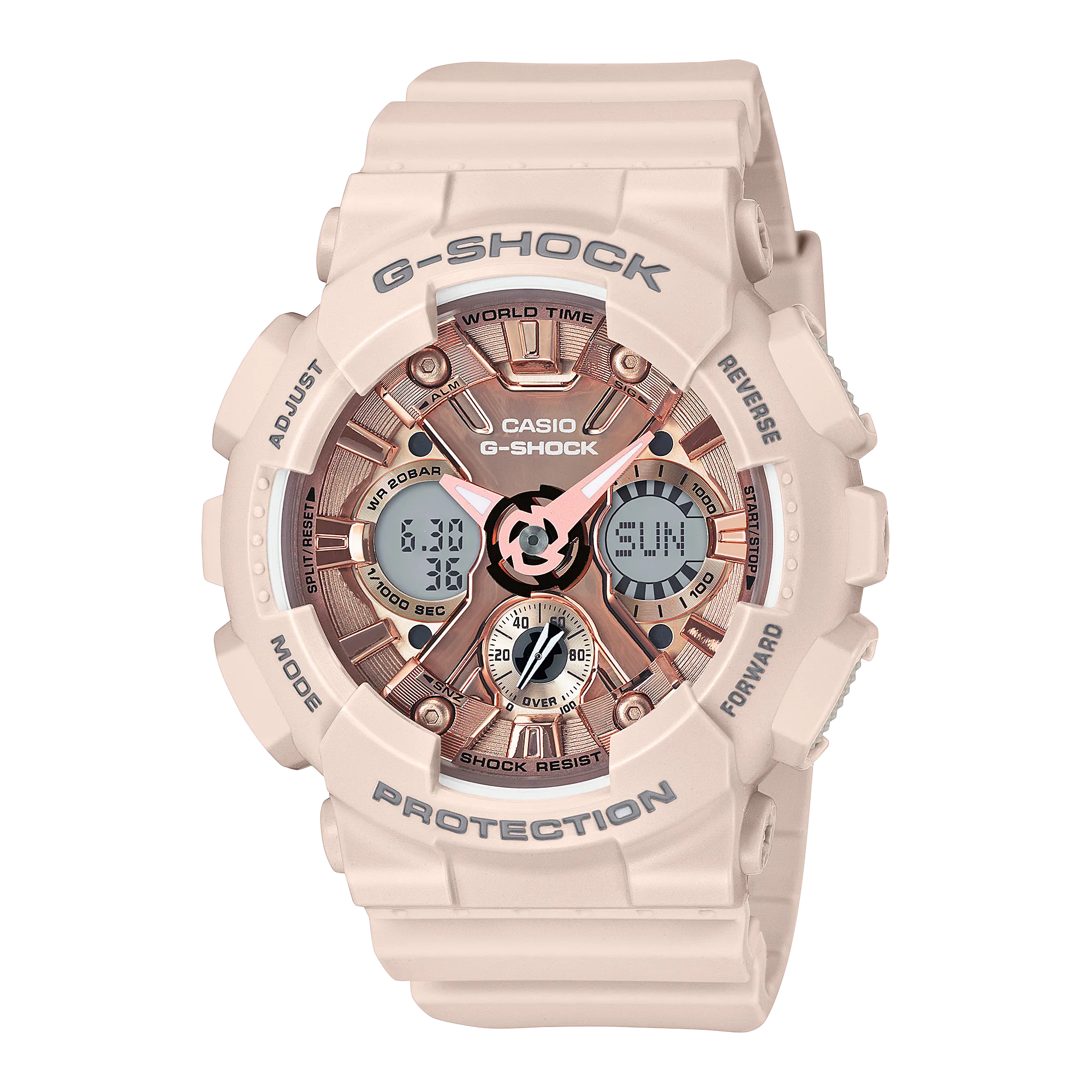 GMA-S120MF-4ADR_Casio – Men – Pink – 45.4MM – QuartzPink